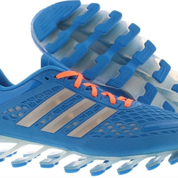 New adidas Spring Blade razor Running Shoes Women's Size 7 Blue orange D66216 - Picture 3 of 8